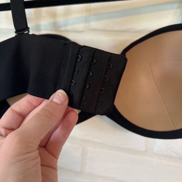 NWT Soma Stunning Support Strapless Convertible Underwire Bra 38 D Black #0055 - Picture 6 of 13